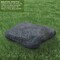 Decorative Outdoor Weather-Resistant Artistic Artificial Faux Stone Rock, Garden Patio Granite Grey Fiberglass Stone